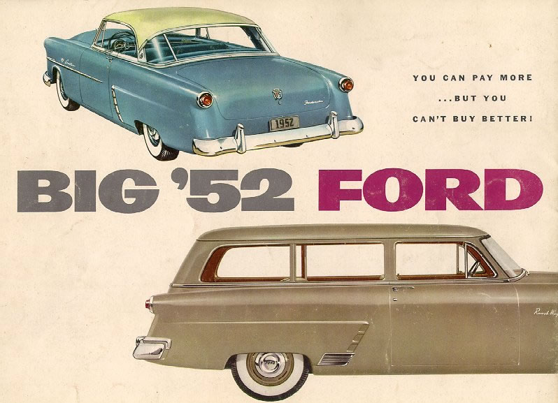1952 Ford Brochure